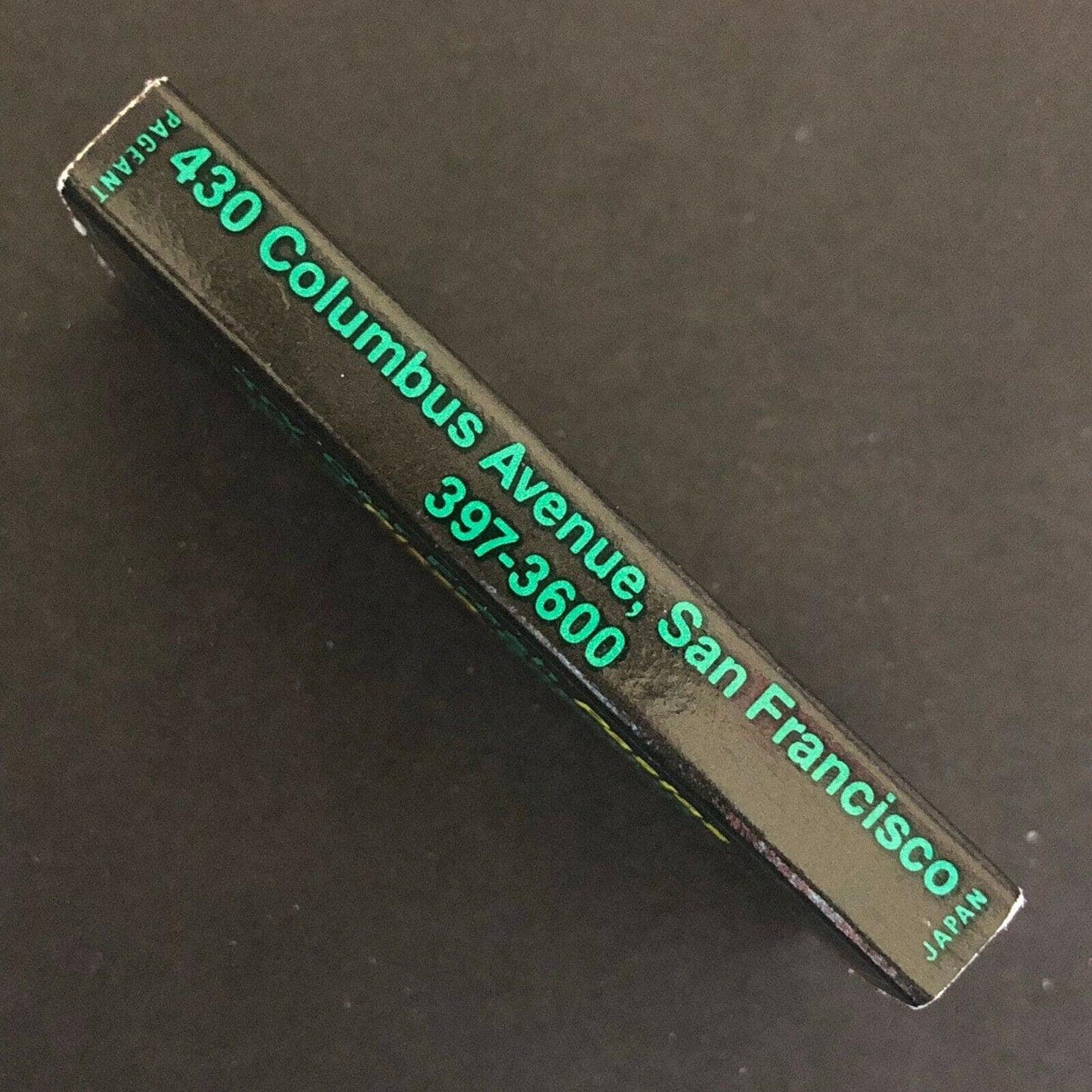 c1980's-90's Wooden Matchbox Matchbook "Calzone's Pizza Cucina" San Francisco