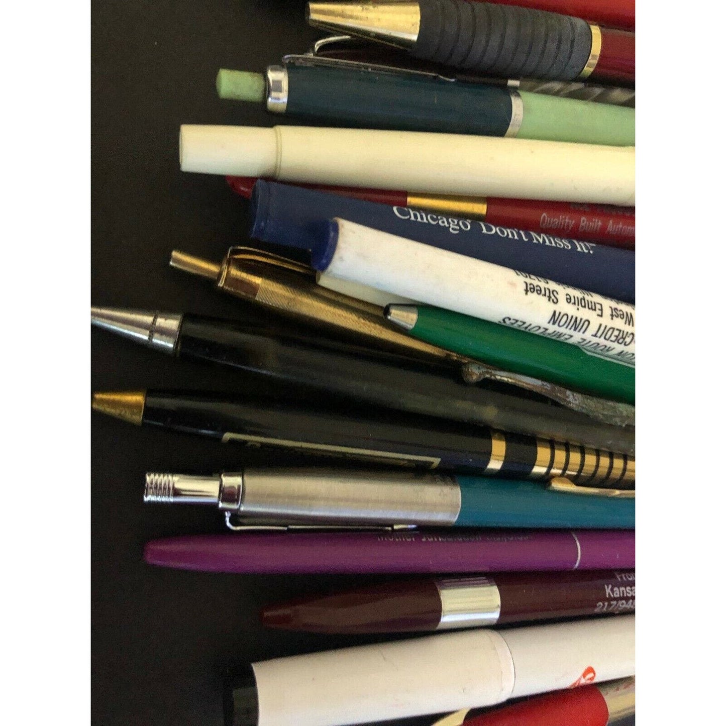 Group of 30 Mostly c1970's-90's Mid-Quality Pens /Markers - Some Advertising