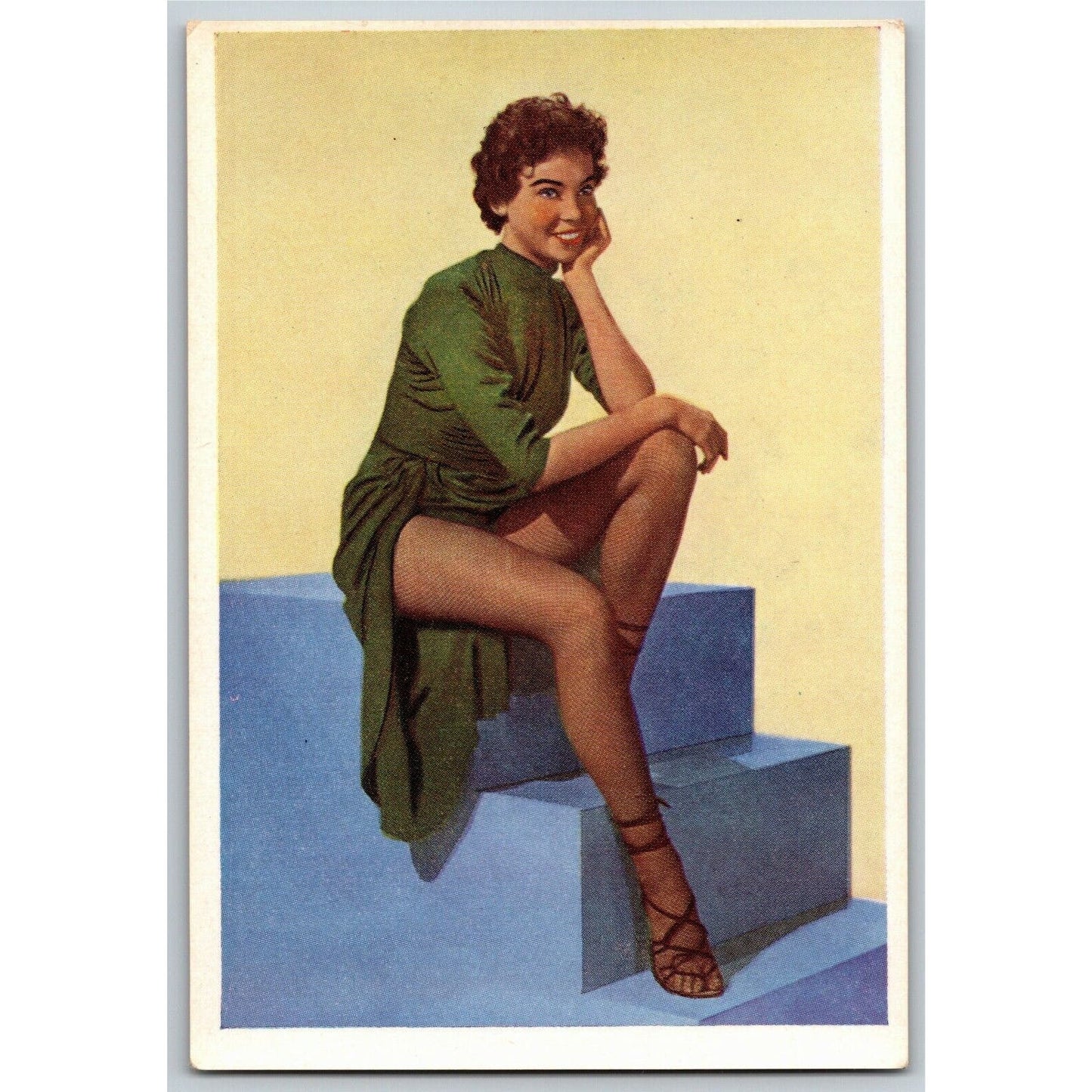 Leslie Caron Dutch / French PPC - Ken Prag Collection - VGC