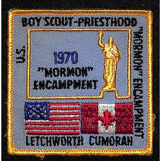 BSA Patch Priesthood 1970 Mormon Encampment Letchworth Cumorah 1970 Scarce*