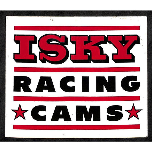 Isky Racing Cams Performance Auto Racing Sticker 4 1/8" x 4 7/8" c1969