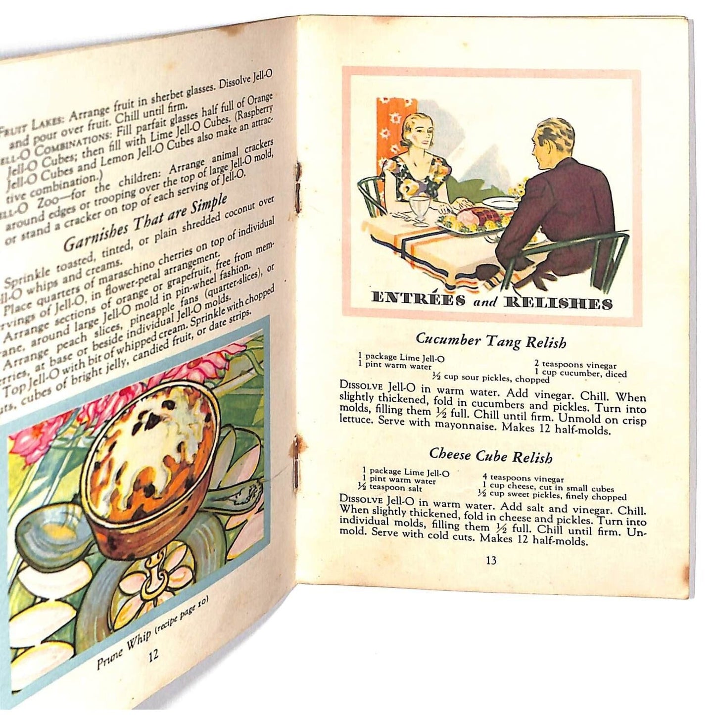 Jell-O Recipe Booklet "..Without Boiling Water! "48 New Recipes" c1932 23pp
