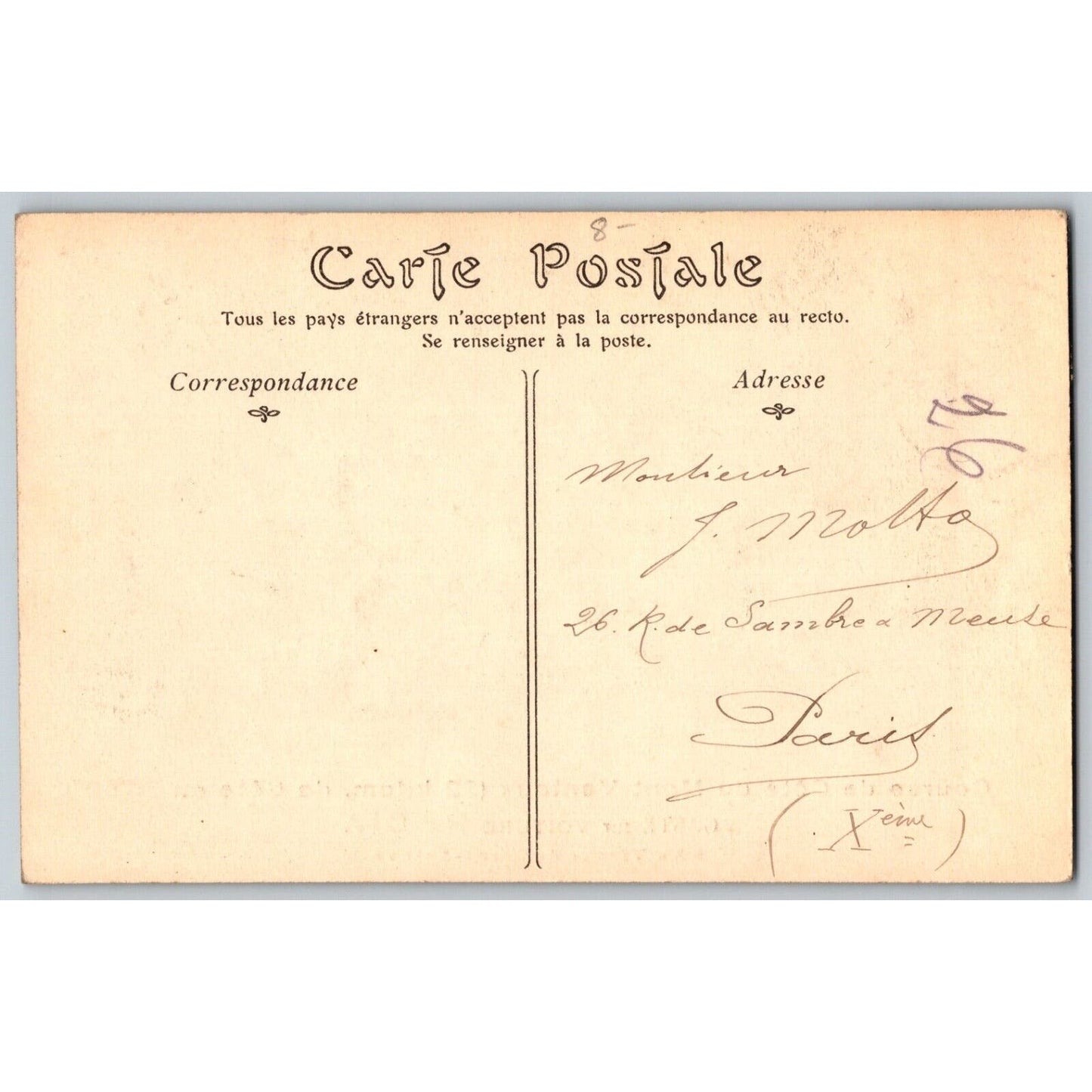 Auto Racing Postcard c1907 Course de Cote du Mont Ventoux RADIA Scarce