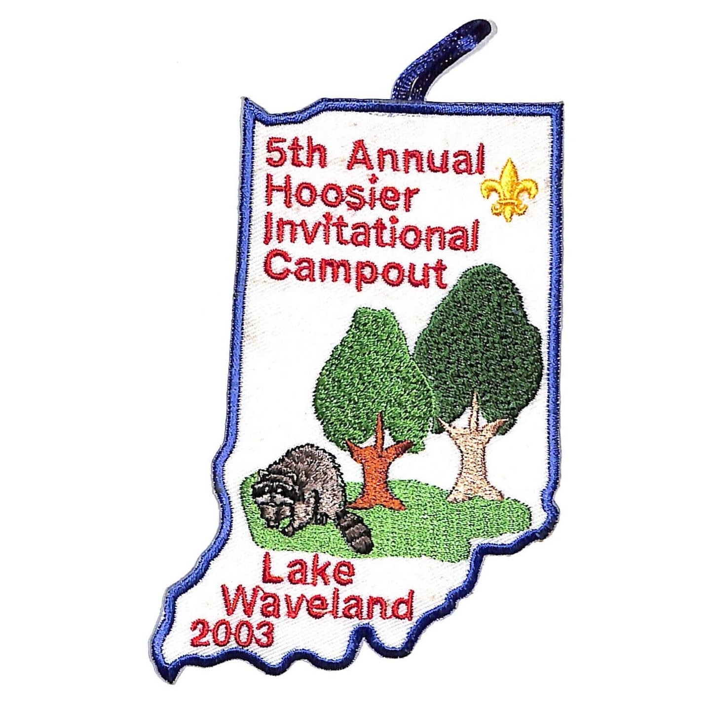 BSA Patch 5th Annual Hoosier Invitational Campout Lake Waveland 2003 Boy Scouts