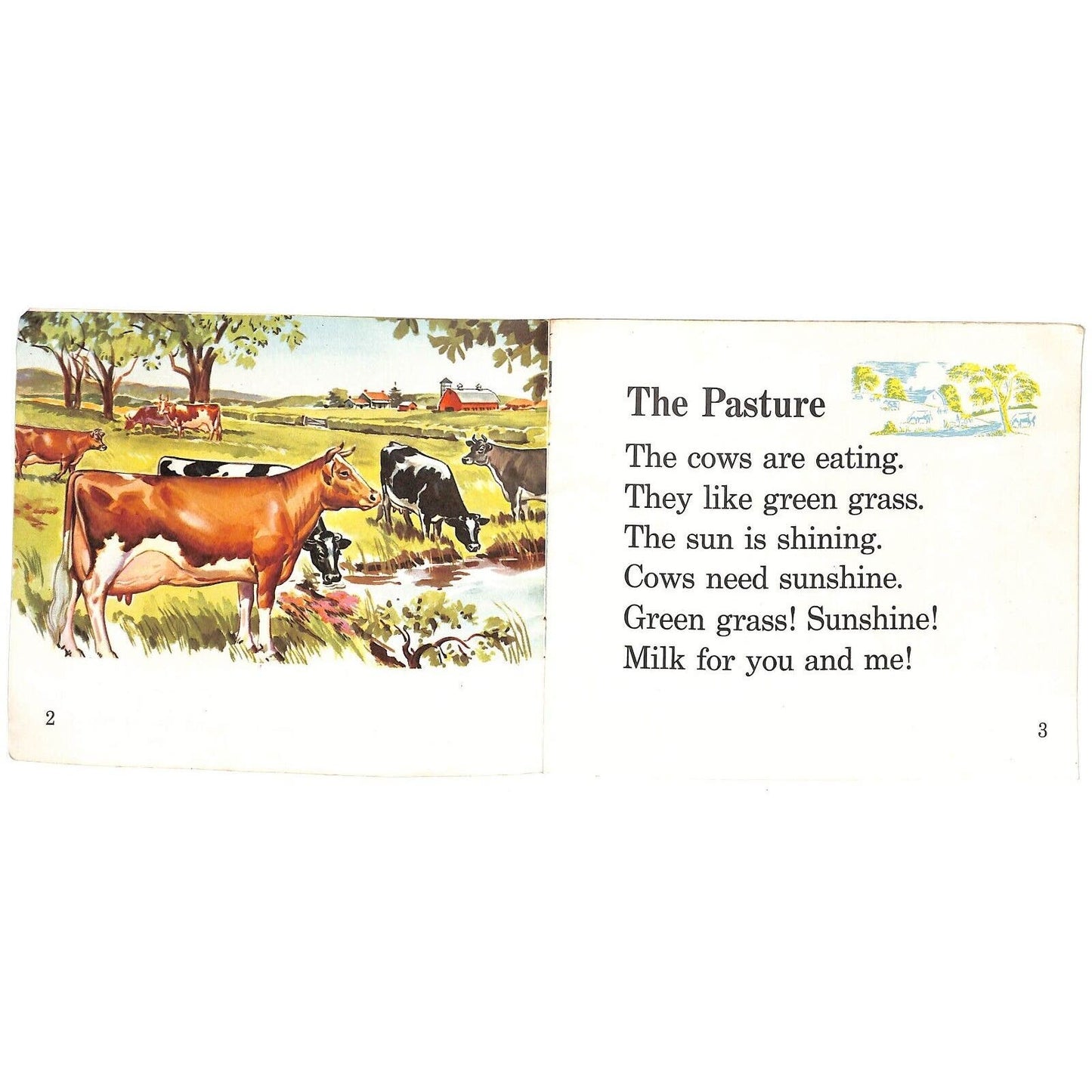 "Milk for You and Me" Children's Booklet National Dairy Council 1955 13pp