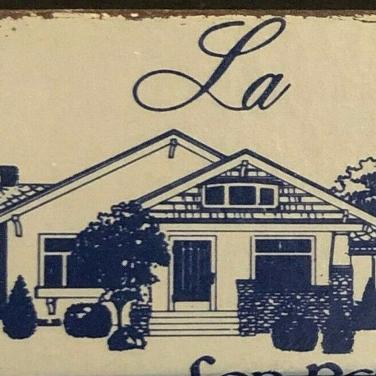 c1960's-70's Wooden Matchbox Matchbook "La Province" Restaurant Santa Rosa, CA