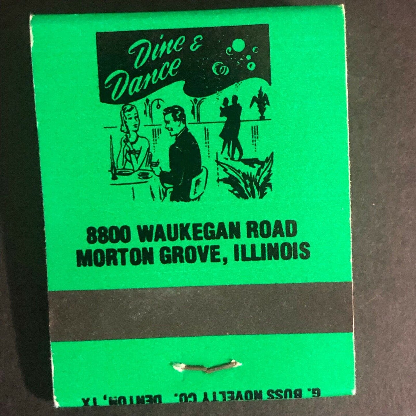 Vintage c1970's-80's Full Matchbook "October Five Restaurant" Morton Grove, IL