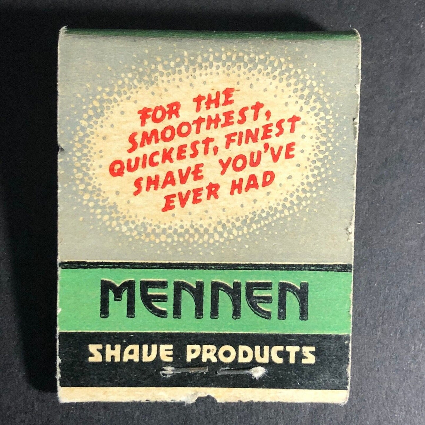 Mennen "Have Shaves Are Here Again" Matchbook c1940's-50's Full 20-Strike VGC