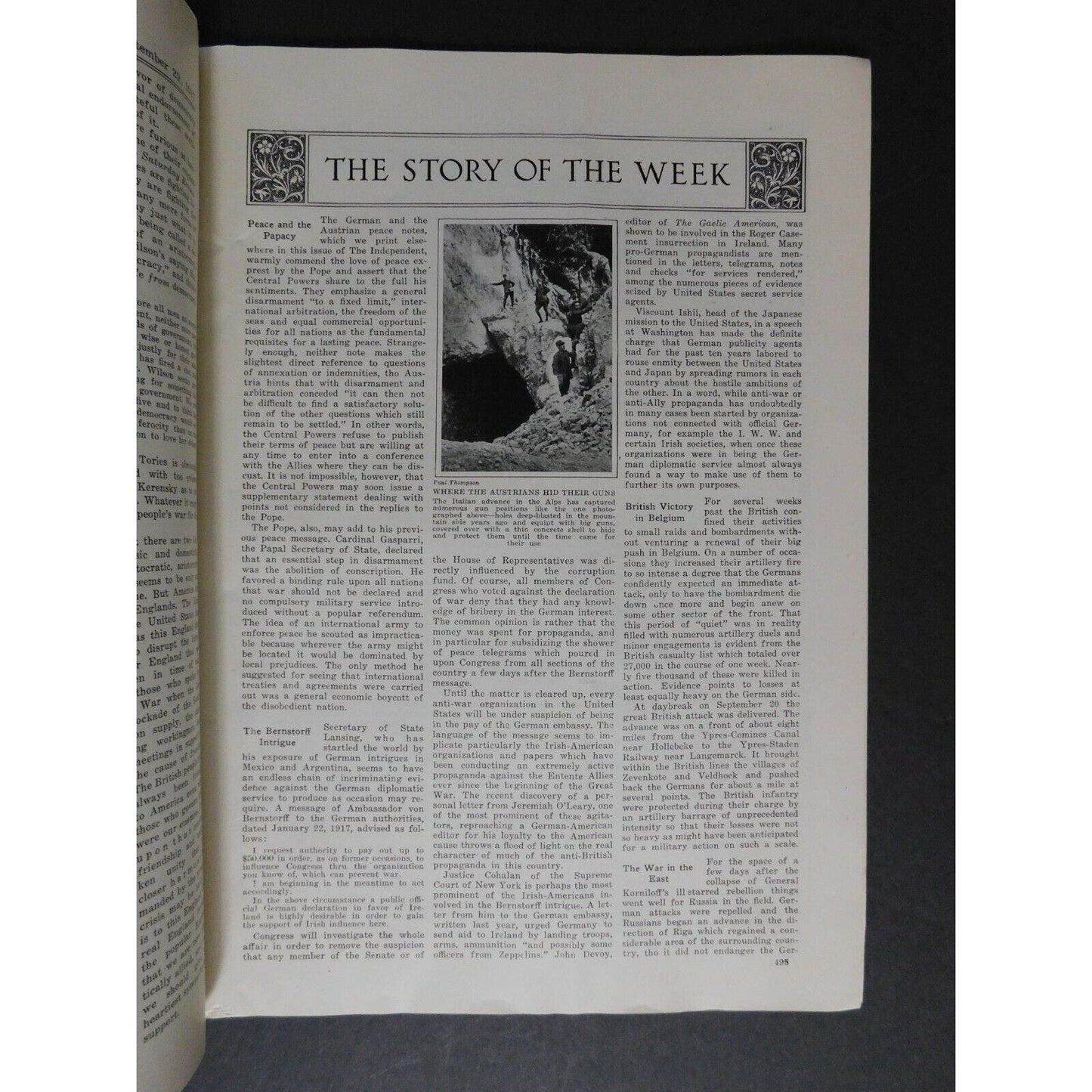 "The Independent Weekly" Liberty Bonds Sept 29 1917 - 32 pgs.
