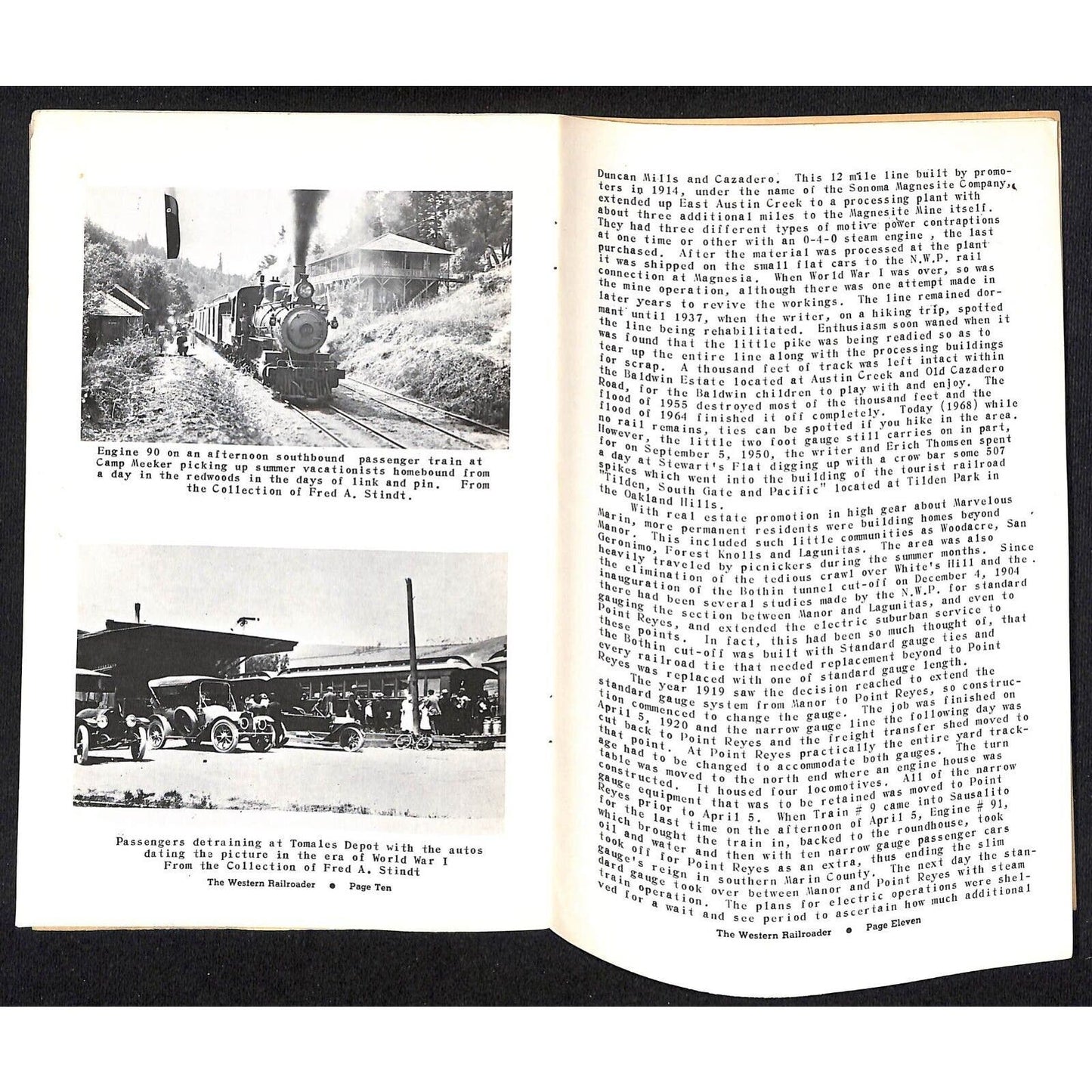 1968 "The Western Railroader" Railfan Magazine Vol. 31 No.12 - 16pp