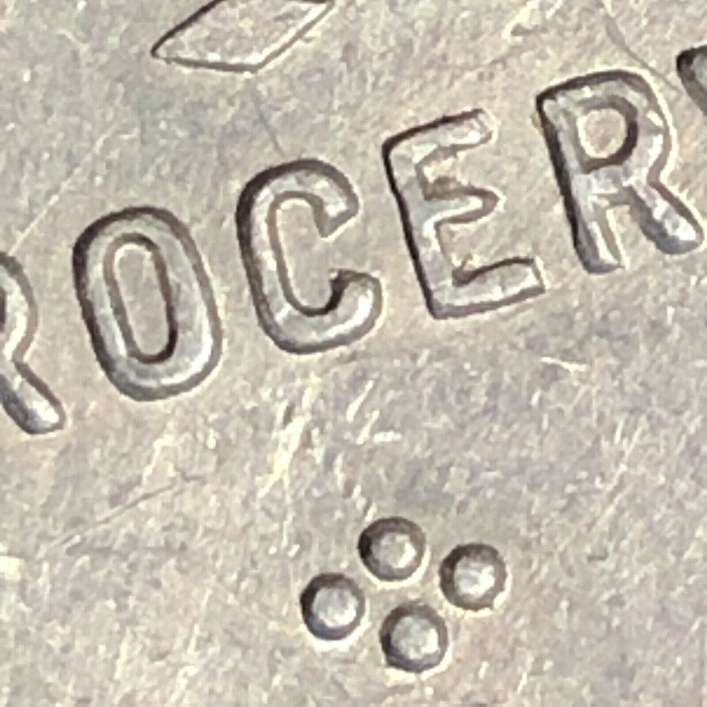 Hinze Grocery 26mm Aluminum Token "Good For 25c In Trade" Gresham, Nebraska
