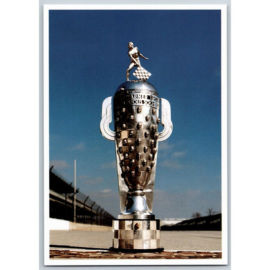 c1996 Indy 500 - Borg-Warner Trophy - Motor Speedway NOS 4" x 5 3/4" Postcard