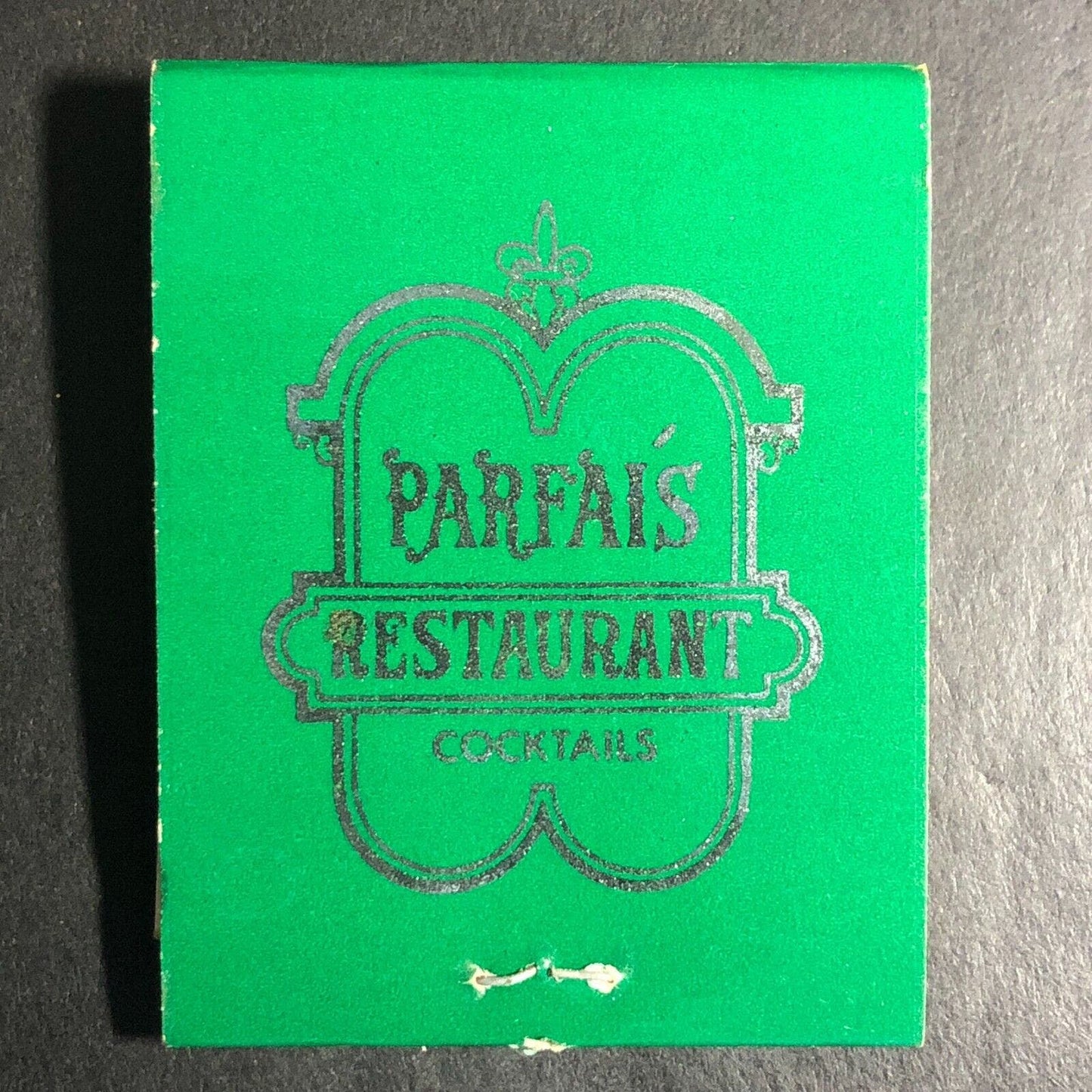 Parfais Restaurant Morton Grove, IL Full Matchbook c1968-73