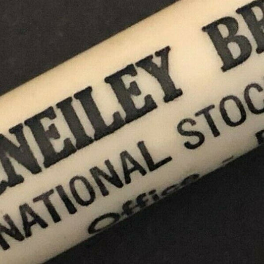 c1940's "McNeiley Brothers National Stock Yards, IL" Advertising Bullet Pencil