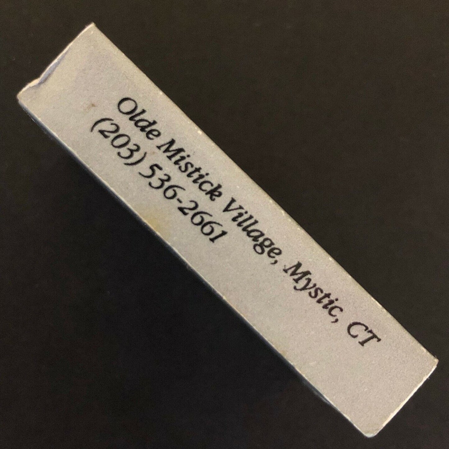 c1980's Wooden Matchbox Matchbook "Steak Loft" Restaurant Mystic, CT