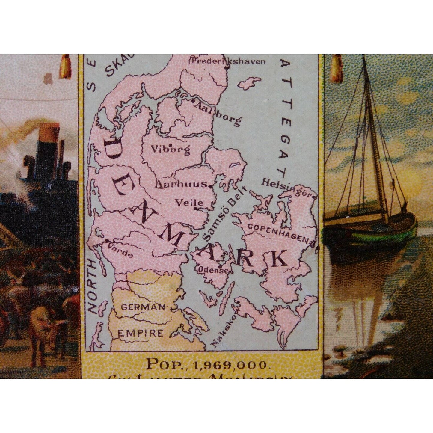Victorian Advertising Trade Card - Arbuckle Bros. Coffee - "Denmark" No. 88
