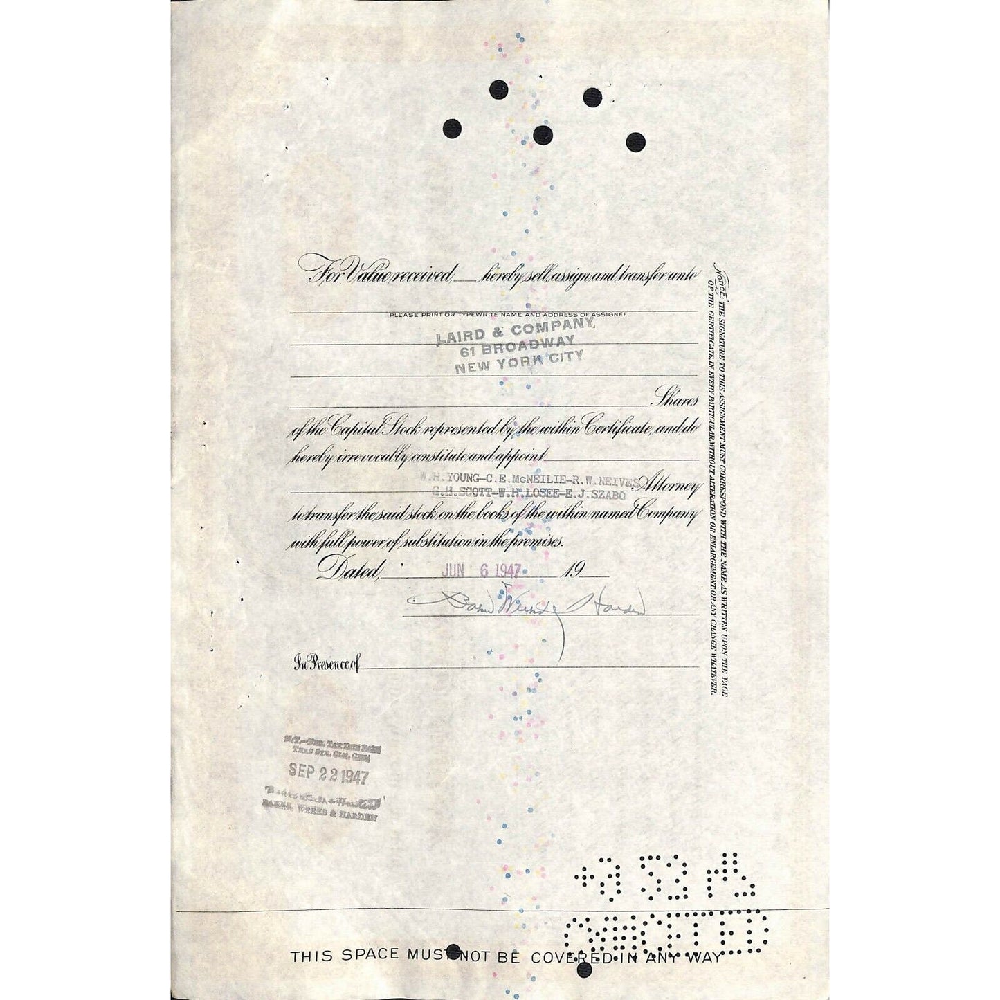 Group of 20 1960's New York Central Railroad Vintage Stock Certificates