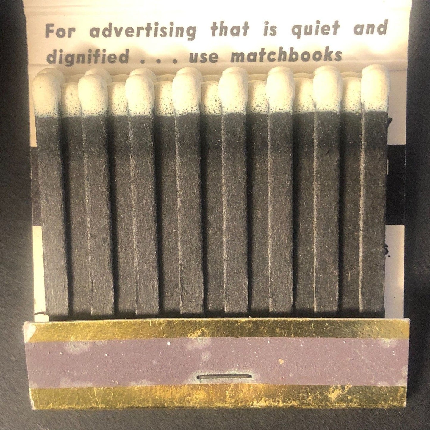 42nd Annual Midwest Beauty Trade Show 1965 Full Vintage Matchbook VGC Scarce
