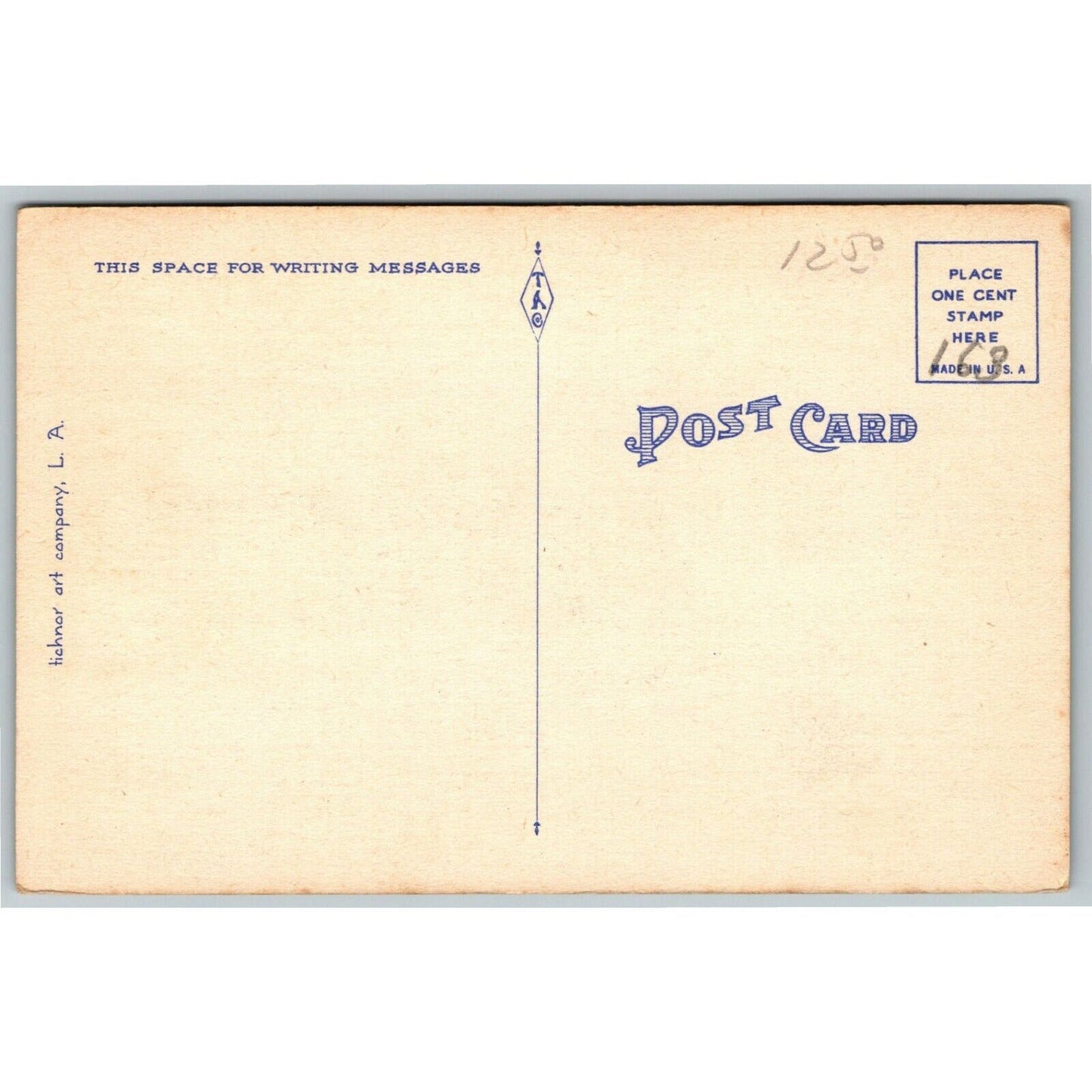 Vintage Linen Postcard Shirley Temple's Home California - Unposted