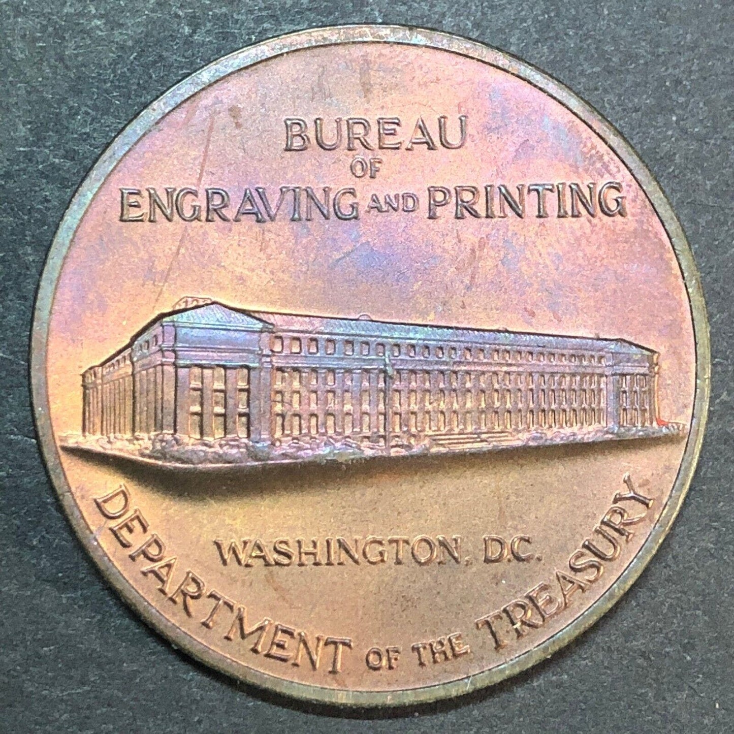 Bureau of Engraving and Printing Washington, DC Vintage Medallion Medal 34mm 20g