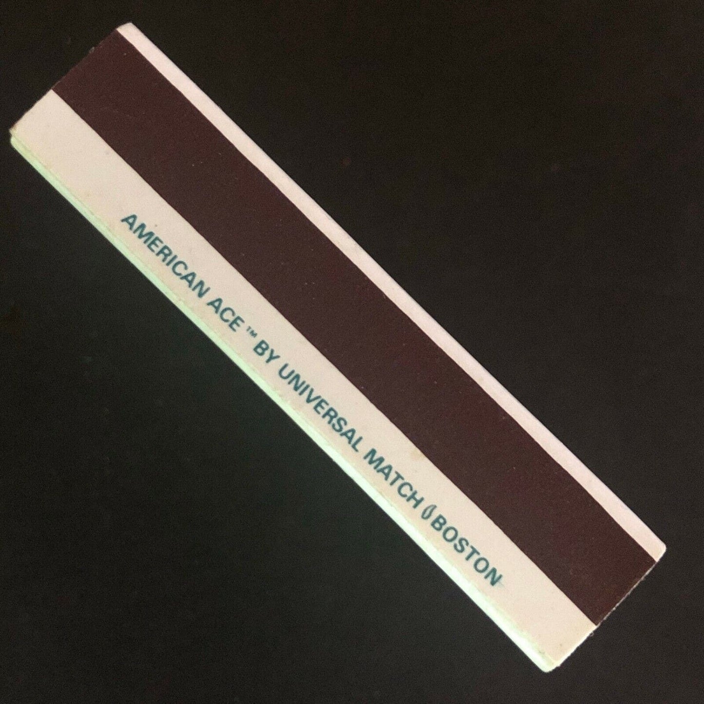 c1980's Wooden Matchbox Matchbook "Cinquante-Cino" French Cuisine Greenwich, CT