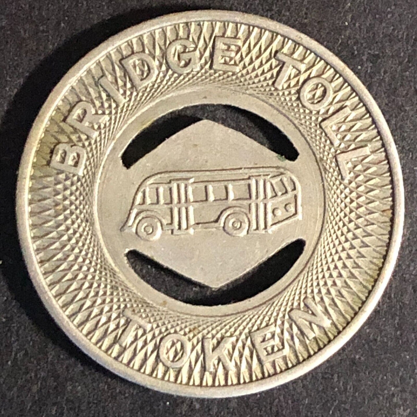 Westside Motor Transit Co. (Charleroi, PA) WM Bridge Toll Token - 23mm