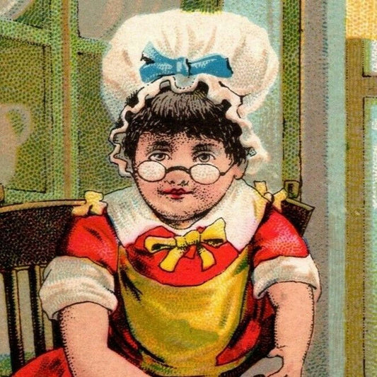 Ivorine Cleanser For All Washing Purposes Glastonbury, CONN Victorian Trade Card