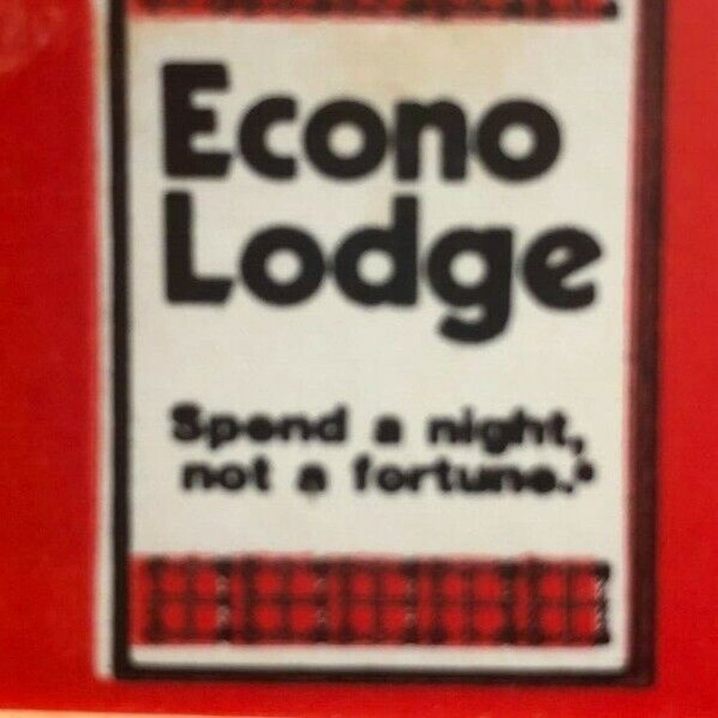 20 Full Matchbooks - 80's-90's - 7ays Inn - 10 Econo Lodge - 3 Quality Inn