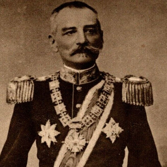 c1916-18 RPPC* Russian Military Postcard Peter I, King of Serbs Portrait