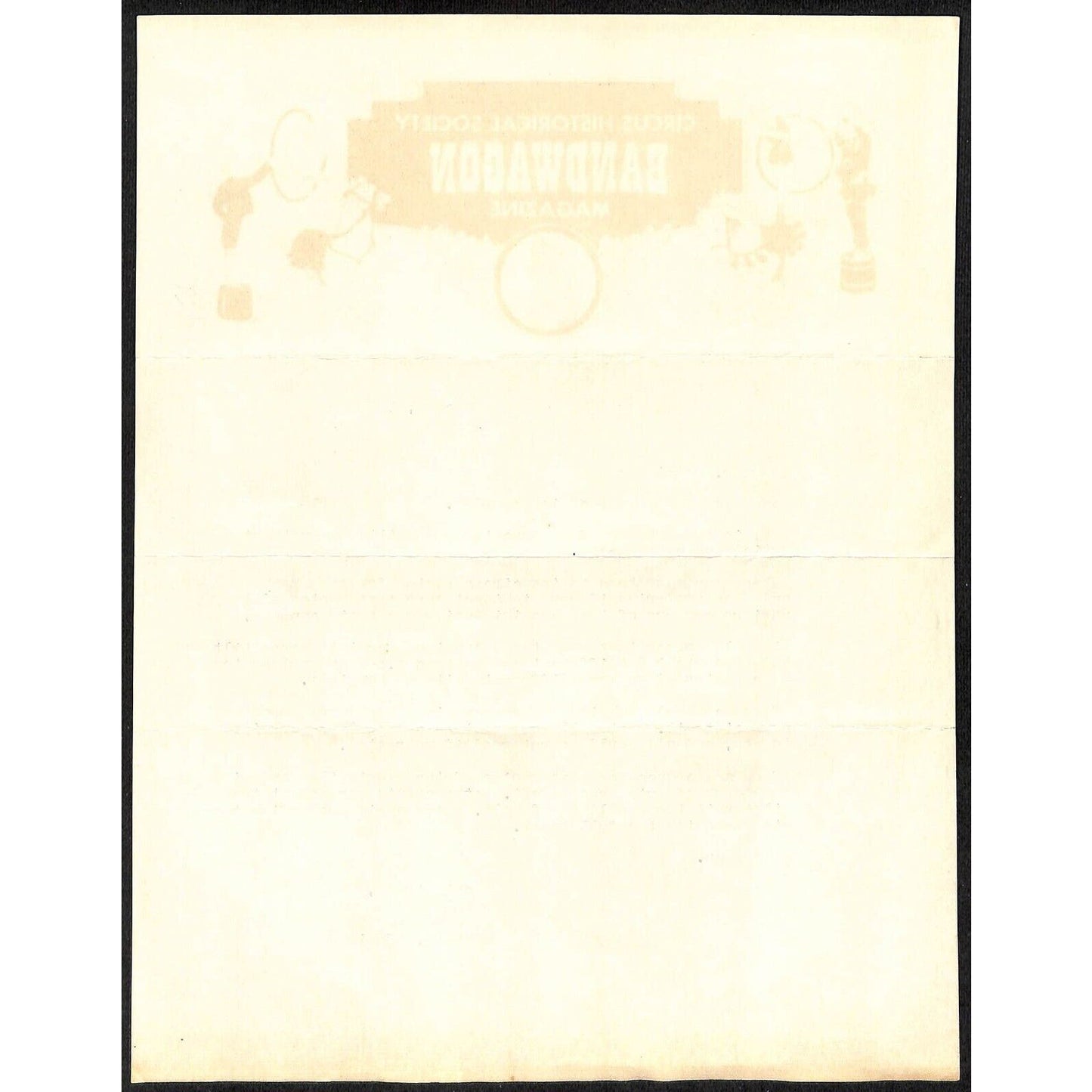 Group of Mostly 1970's Circus Letterheads & 2 1960's Hand Written Cards