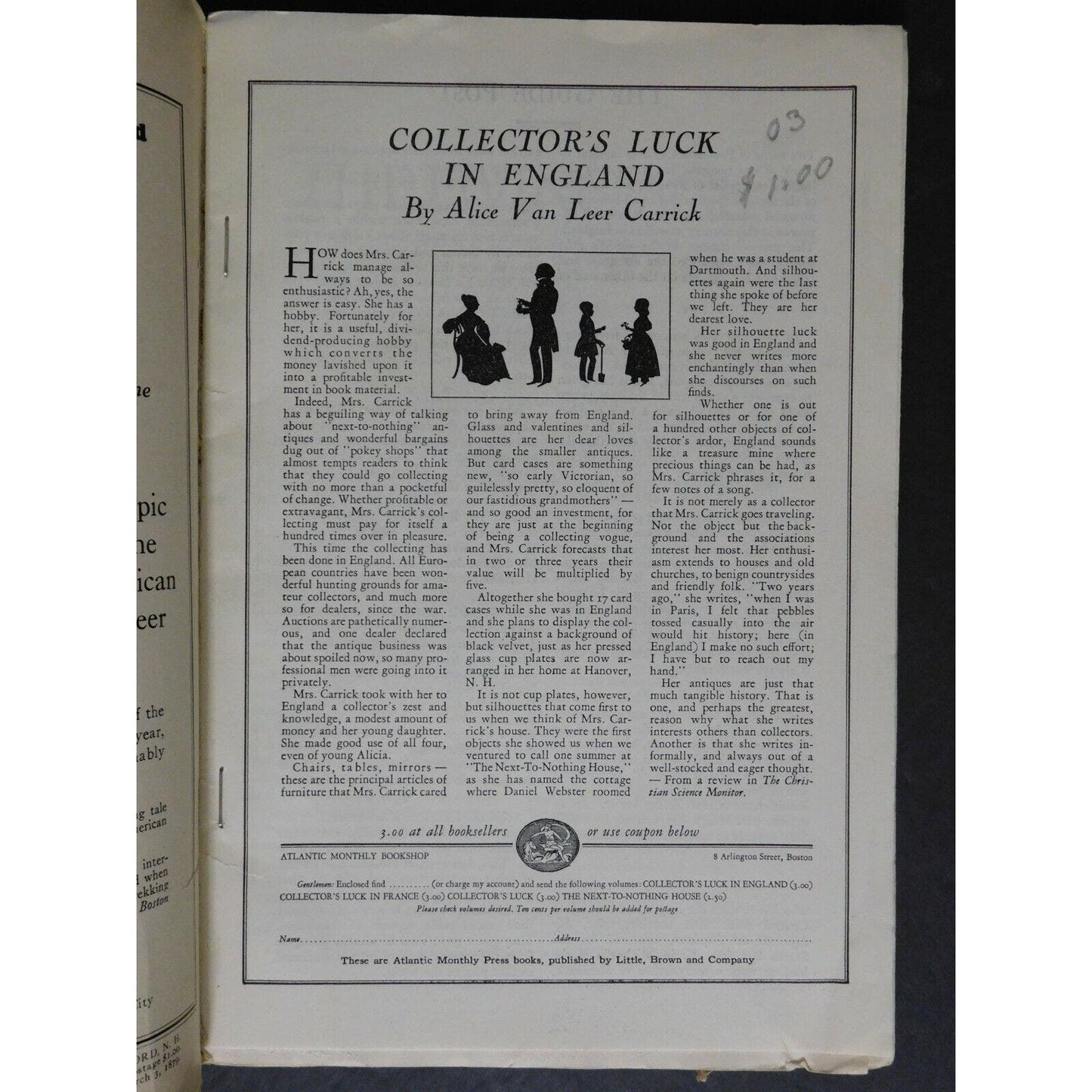 Dec 15 1926 "The Living Age" 75+ pgs.
