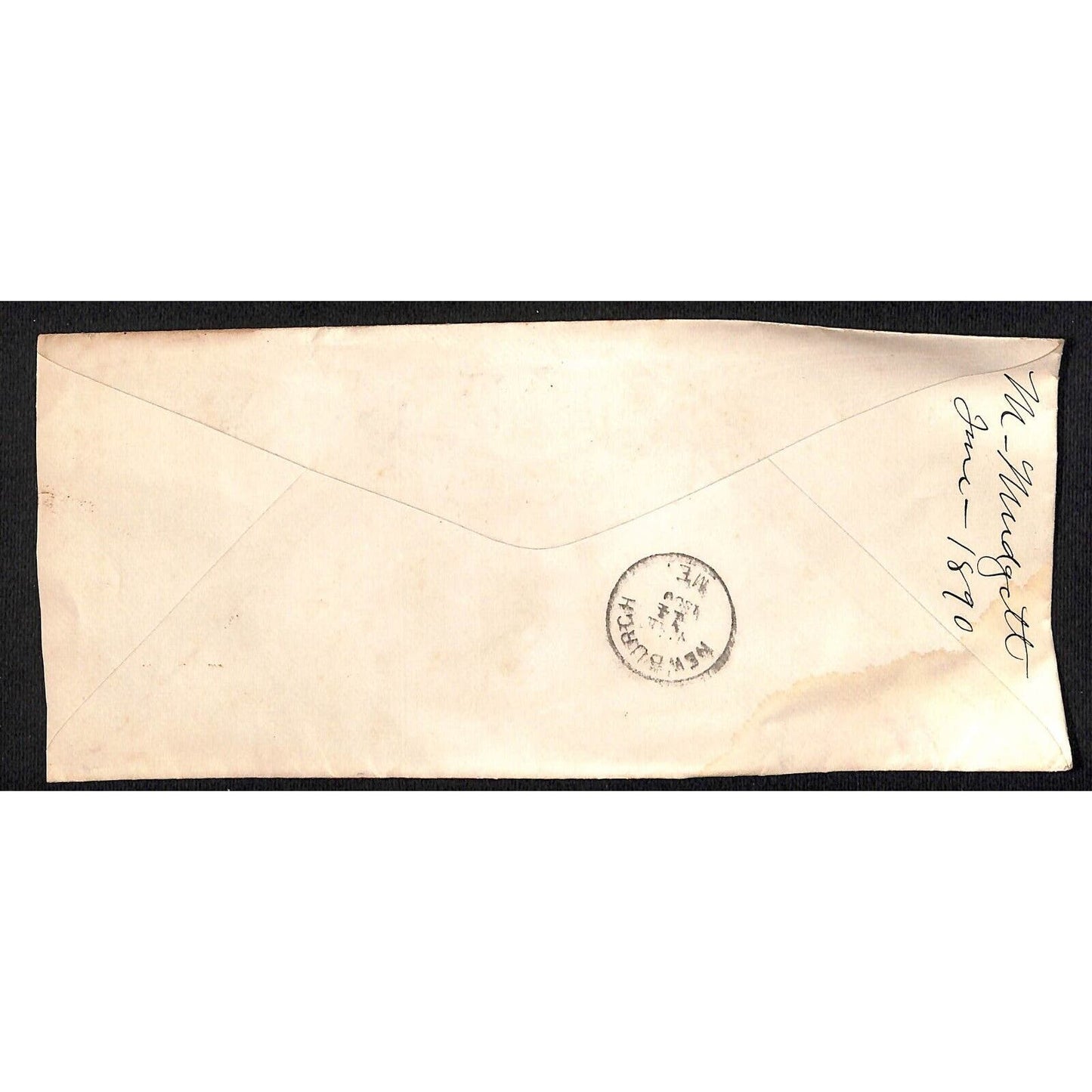 Augusta, ME 1890 U.S. Pension Agency Dept. of the Interior - Cover Only