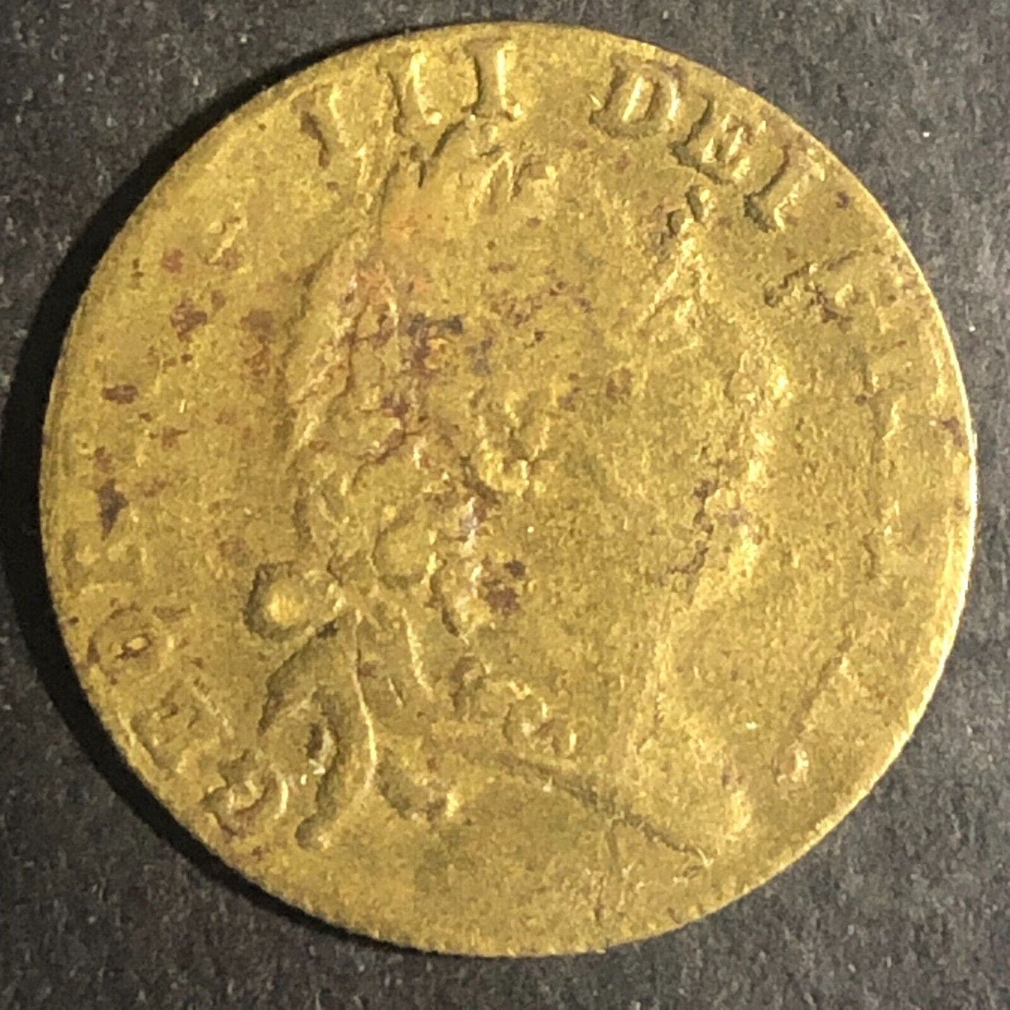 King George III Brass Jeton Token 21.75mm
