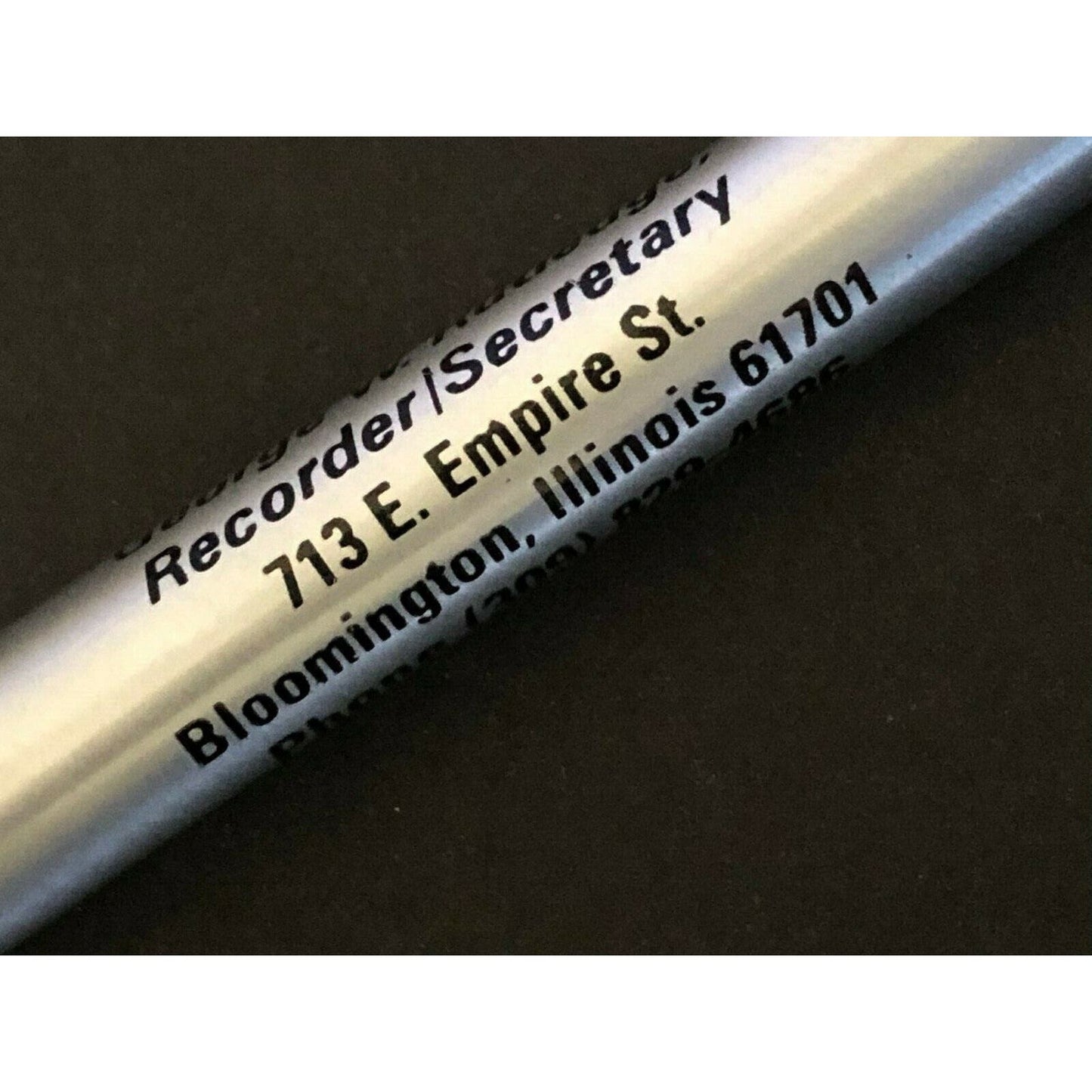 c1960's-70's "Bloomington (IL) York Rite Bodies" Mechanical Advertising Marker