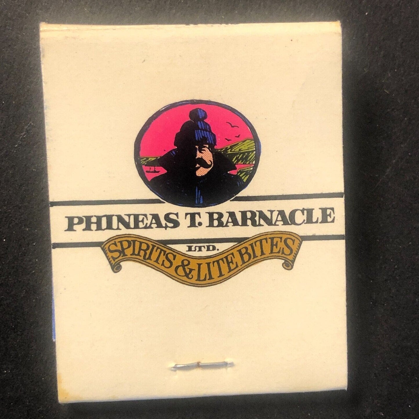 Phineas T. Barnacle Restaurant Mostly Full (-2) Vintage Matchbook c1974 Scarce
