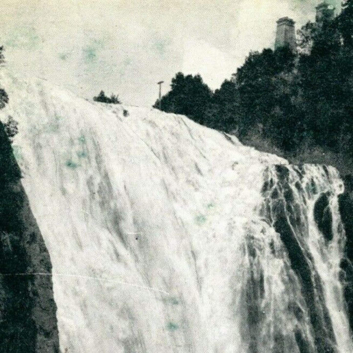 Montgomery Falls, Near Quebec, Canada Vintage Postcard NP