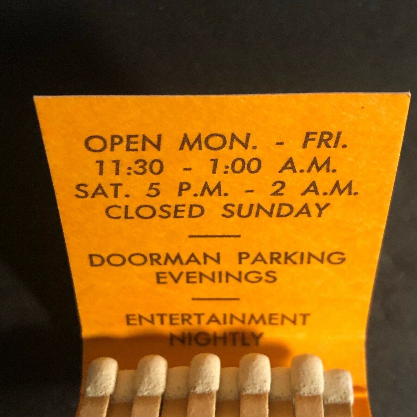 Vintage c1970's-80's Full Matchbook "Su Casa" Mexican Restaurant Chicago