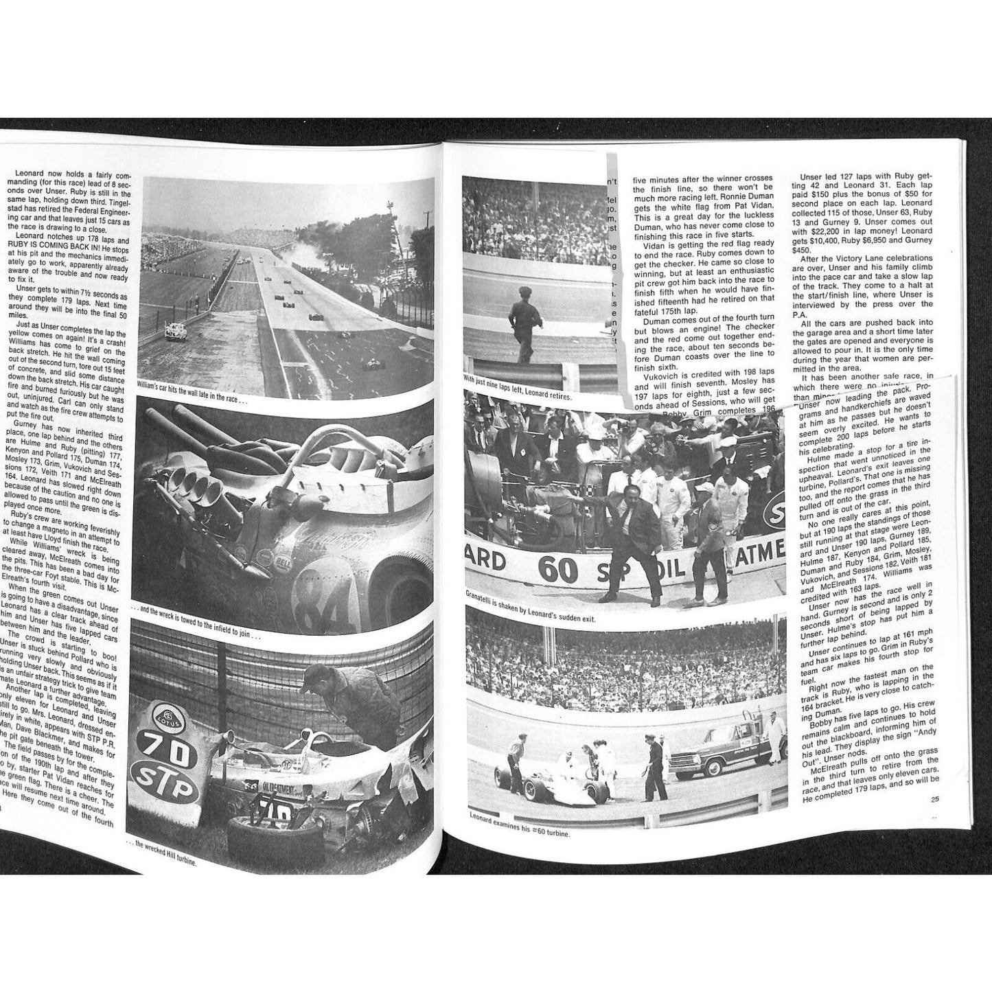 1968 Indy 500 Floyd Clymer's Indianapolis Yearbook IMS 191pp