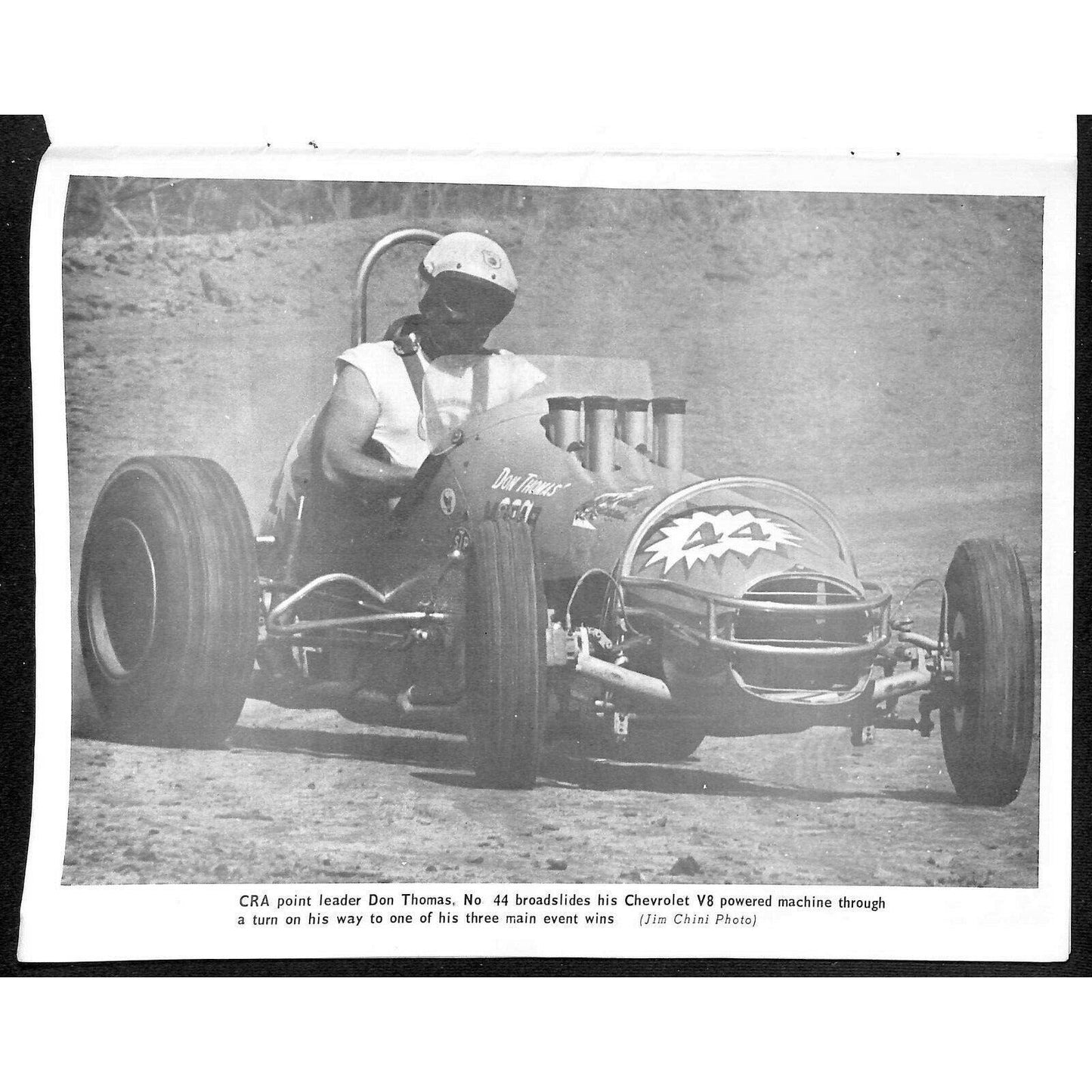 Scarce July 20 1966 Sprint Car Auto Racing CRA Program Ascot Gardena, CA 16pp.