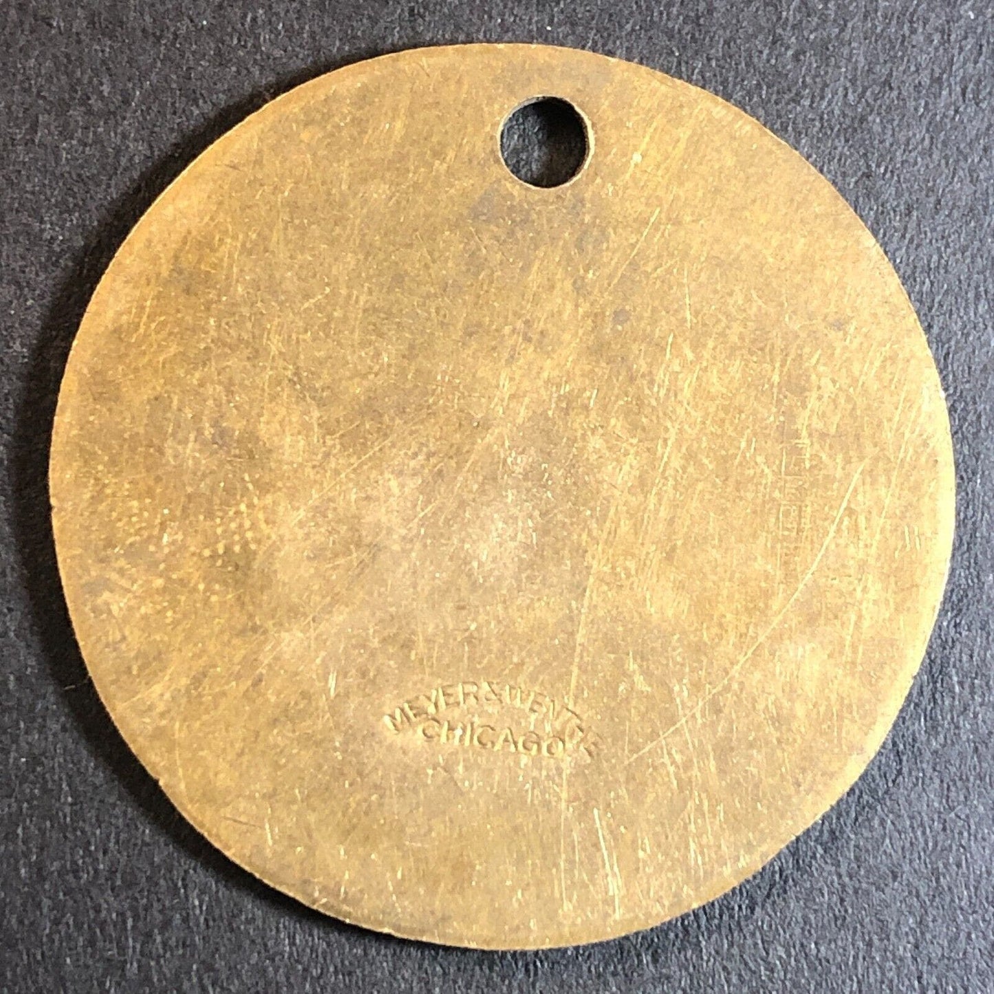 Anaconda Copper Mining Co. Bonner, MT Saw Mill Brass Tool Check Tag 32.5mm #653