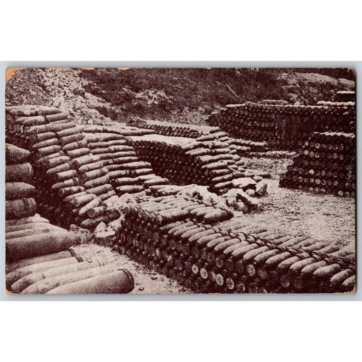 c1916 RPPC* Russian Military Postcard - Large Stockpile of Shells