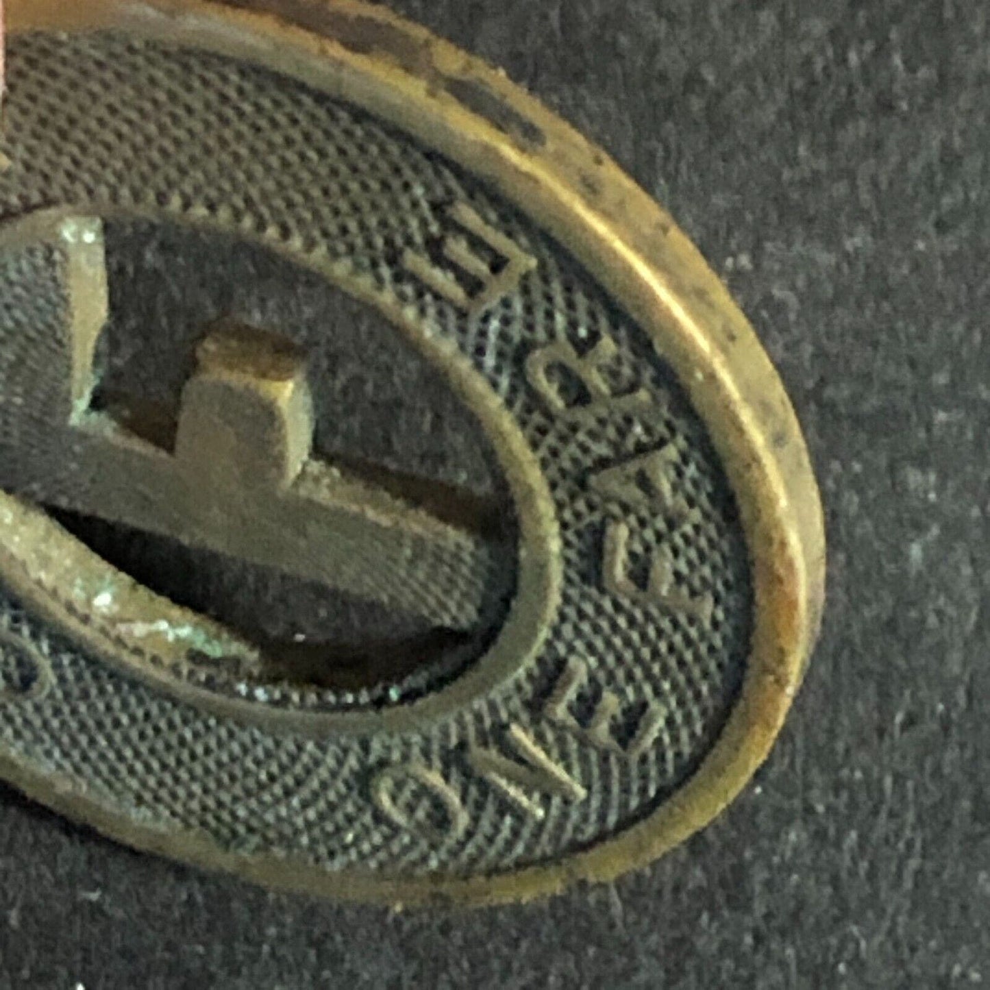 Fullington Auto Bus Co (Clearfield, PA) Brass G/F One Fare Transit Token" 21mm