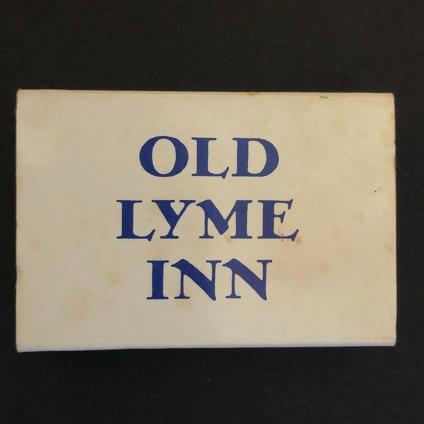 c1960's-70's Wooden Matchboxes / Matchbooks - Old Lyme Inn CONN. 06371