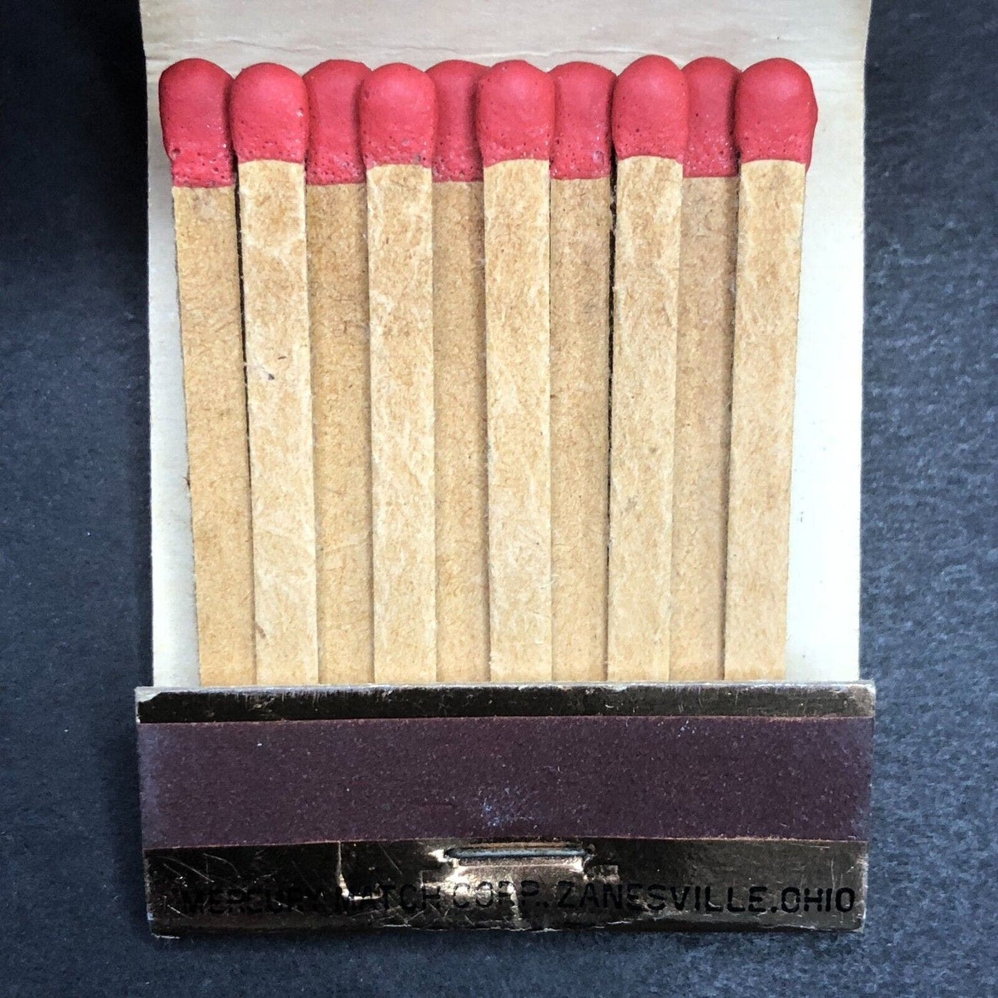 Auburn, NY Delos L. Hoskins Mobilgas Case Crosley Full Matchbook c1940's-50's
