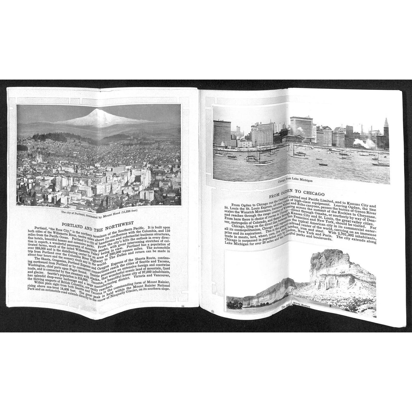 Across America Through San Francisco via Southern Pacific 1921 RR Brochure 28pp