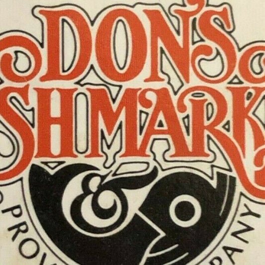 c1970's-80's Wooden Matchbox Matchbook "Don's Fishmarket" Rocky River, OH