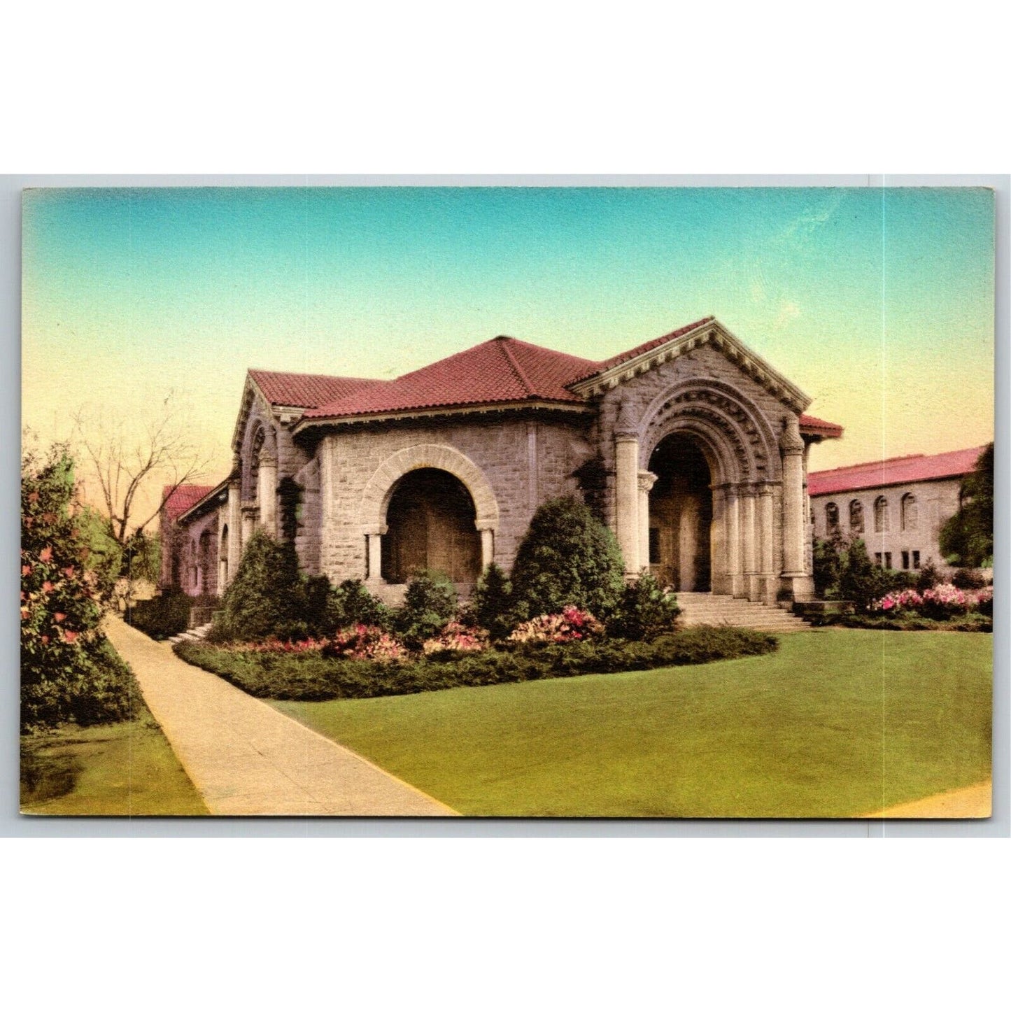 Vintage Postcard "Art Building Stanford University, California"