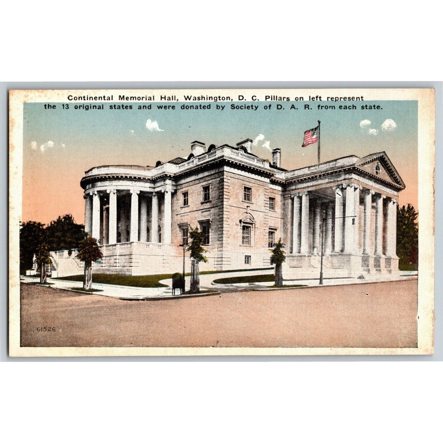 Continental Memorial Hall, Washington, DC - Vintage Postcard - NP