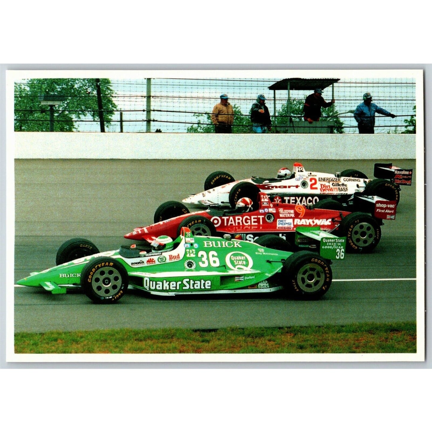 c1992 Indy 500 - Front Row - Motor Speedway NOS 4" x 5 3/4" Postcard