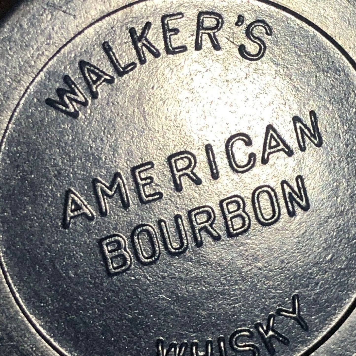 Blue Walker's American Bourbon Whisky Advertising Poker Chip Eisenstadt